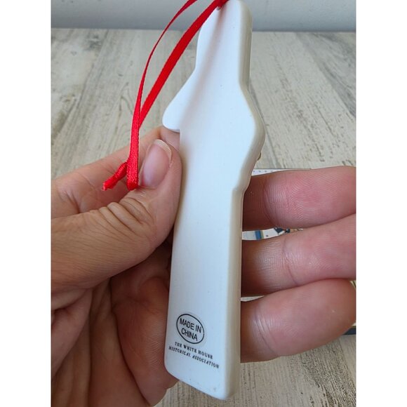 White House drum major guard porcelain ornament RARE corps historical associatio - Picture 6 of 6